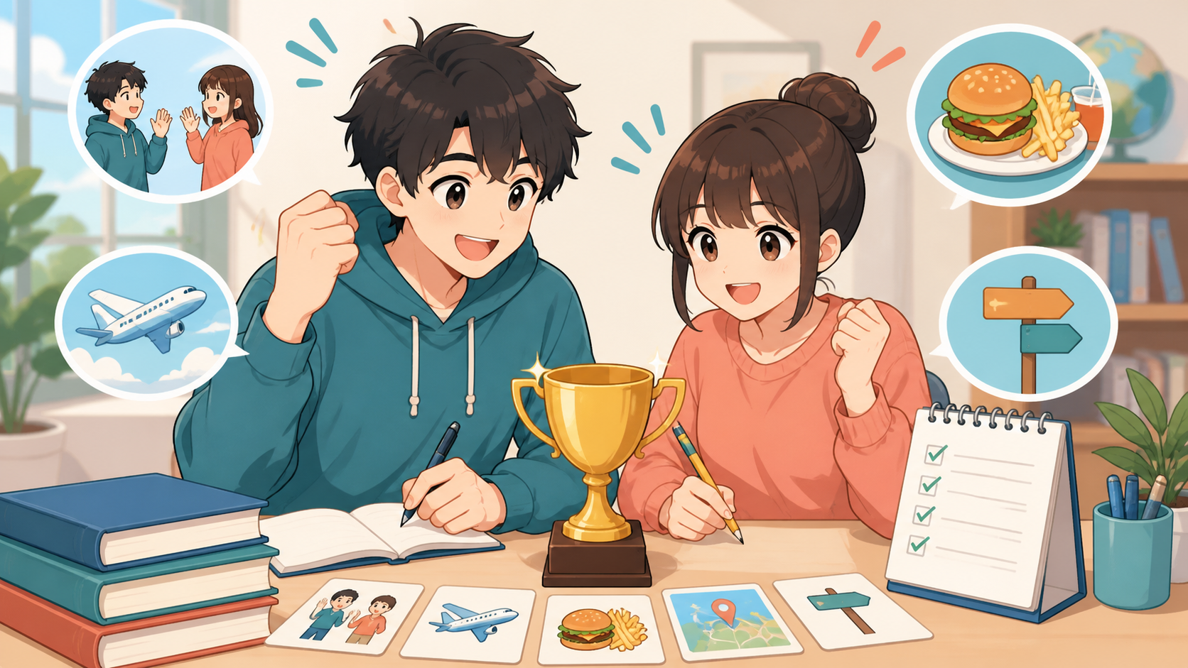 Test & Review illustration